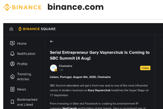 Binance Coverage